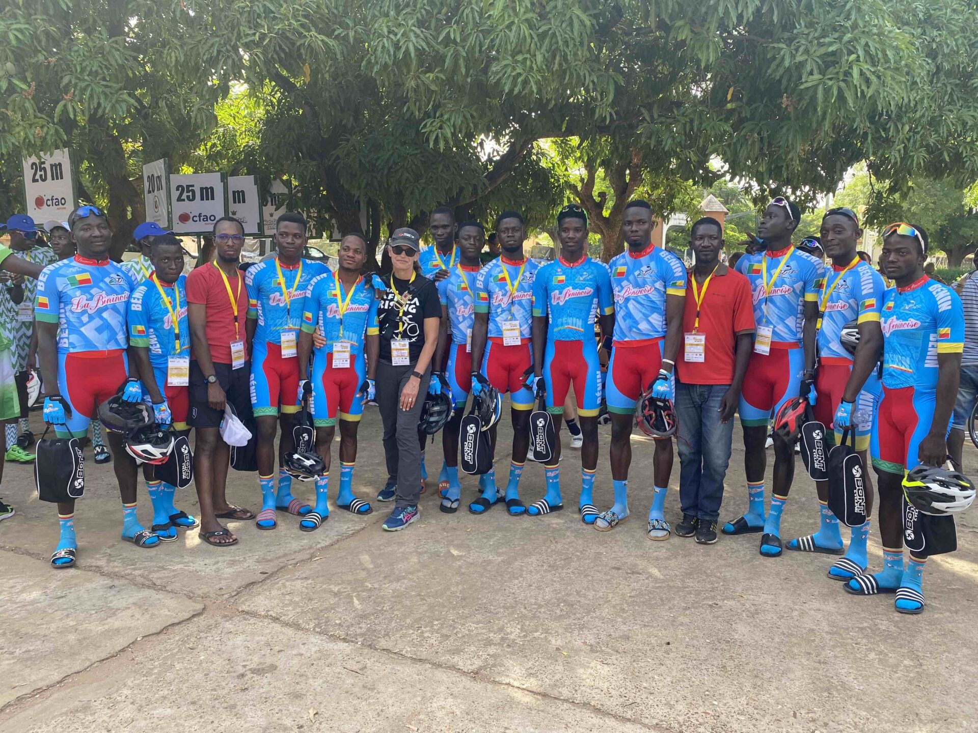 Benin Cycling Team at Tour du Benin