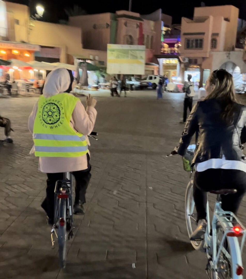 Our fantastic guide Amina El Moudi, of Marrakech Green Wheels